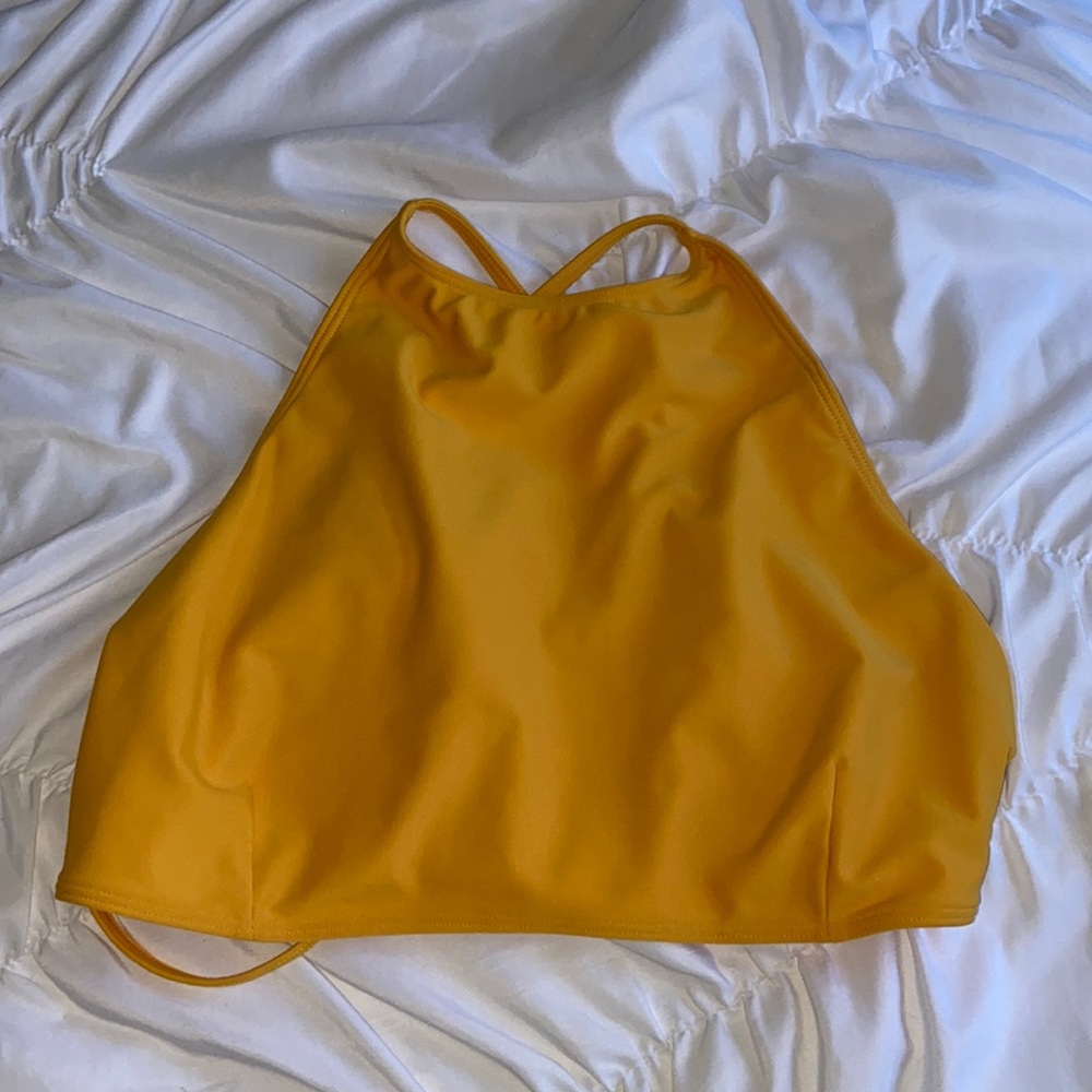 Halter top bathing suit